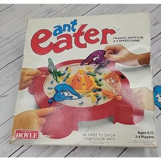Photo of Vintage 1987 Hoyle Ant Eater Game Incomplete Damaged Box