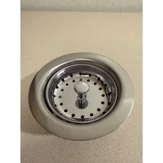 Photo of Duo Sink Strainer ZM4004 Rolled Edge Basket Stick Post Kitchen Drain New in Box