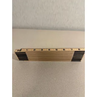 Photo of Folding Oil Tank Measuring Stick 275 Gallon Heating Fuel Gauge Wood with Case