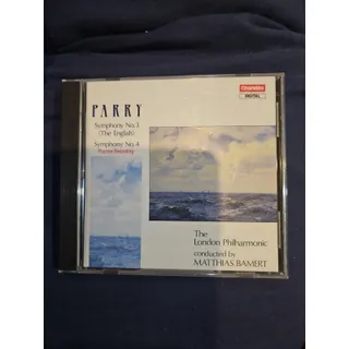 Photo of Symphonies 3 & 4 by Parry / Barnert (CD, 1992)