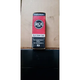 Photo of RCA ELECTRON 6CQ8 vacuum tube new in box