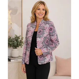 Photo of Kasper Separates Blazer Women’s Size 6 Pink Geometric Print
