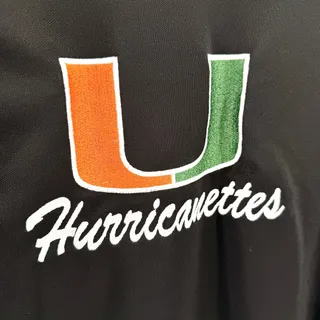Photo of Adidas Black Climalite University of Miami Hurricanettes Training Jacket