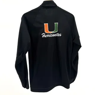 Photo of Adidas Black Climalite University of Miami Hurricanettes Training Jacket