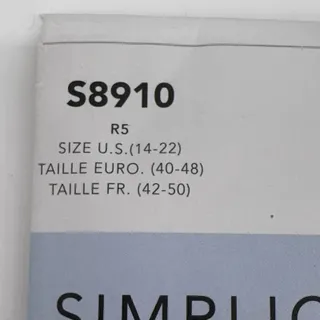 Photo of Simplicity 8910 S8910 Sewing Pattern Misses' Dress R5 Size 14-22