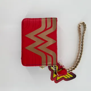 Photo of LOUNGEFLY Wonder Woman Wristlet Wallet Lasso of Truth Red Gold New Tags