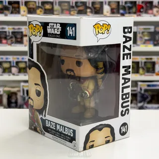 Photo of Funko Pop Star Wars Rouge One Baze Malbus 141 Guardians of Whills Vinyl Figure