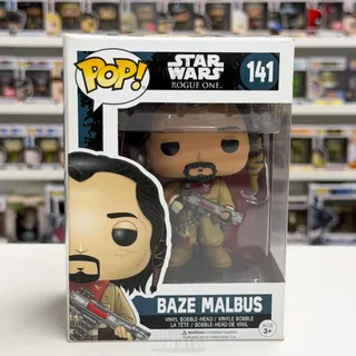 Photo of Funko Pop Star Wars Rouge One Baze Malbus 141 Guardians of Whills Vinyl Figure