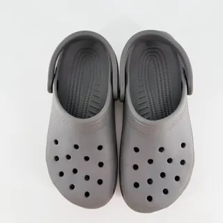 Photo of CROCS Classic Clogs Charcoal Grey Slip On Comfort Water Shoes Mens 6 Womens 8