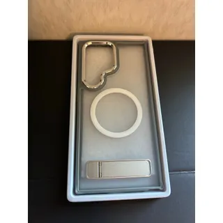 Photo of MALEWOLF Clear MagSafe Stand Case for Samsung Galaxy S22 Ultra Kickstand New