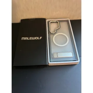 Photo of MALEWOLF Clear MagSafe Stand Case for Samsung Galaxy S22 Ultra Kickstand New
