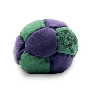 Photo of 🔥KickRats Toxic Footbag 14 Panel SandHacky Sack Purple/Toxic Green BNWT🔥