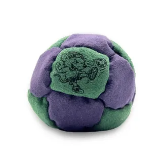 Photo of 🔥KickRats Toxic Footbag 14 Panel SandHacky Sack Purple/Toxic Green BNWT🔥
