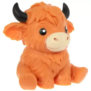 Photo of 🔥Mini Highland Cow Squishy Sensory Toy LIGHT BROWN BNWT🔥