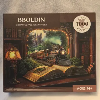 Photo of Train in The Book 1000 Pc Jigsaw Puzzle