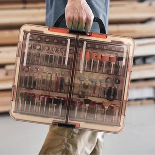 Photo of 🔥508-Piece Rotary Tool Accessory Kit (1/8in) w/t Organizer BNWT🔥