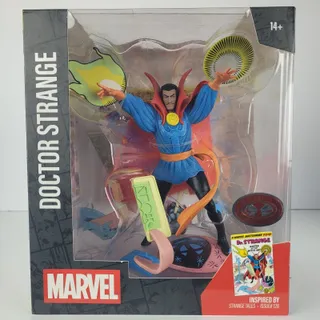 Photo of McFarlane Toys Doctor Strange 1:10 Scale Action Figure Red Platinum Edition