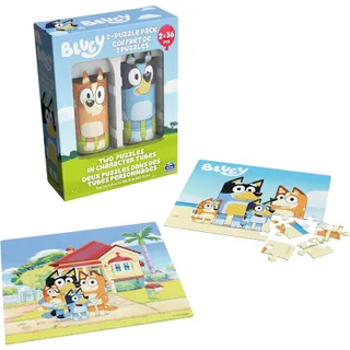 Photo of 🔥Bluey 36-Piece Jigsaw Puzzles Two Pack BundleEasy Tube 2pk Jigsaw Puzzle💥