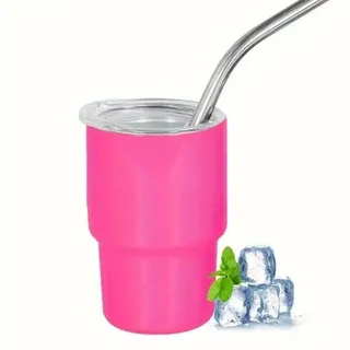 Photo of 🔥Hot Pink Stainless Steel Mini Tumbler 3oz HTF Hot BNWT🔥