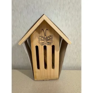 Photo of Paint Your Own Wooden Butterfly House Kids Craft Kit DIY Wood Paint Garden NEW