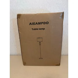 Photo of AIEAMPDO Table Lamp LM9004 Black Metal E26 Base Light New Bedside Desk Lamp