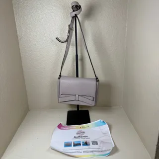 Photo of EUC Kate Spade crossbody bag soft mauve pebbled leather with COA