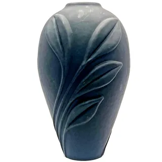 Photo of Vintage Black Satin Hand Blown Glass Vase Two's Company Inc.