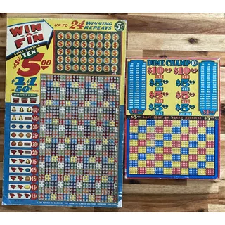 Photo of Set of 2 Vintage Punch Boards UNPUNCHED!