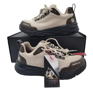 Photo of Rocky Shoes Womens Size 8M Composite Toe Nano CT Work ASTM F2413-18 Safety (324)