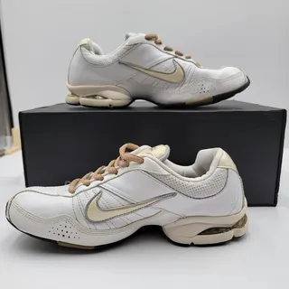 Photo of Nike Wmns Air Exceed Leather 'White Gold ' Size 7.5 366650-111 (0217)