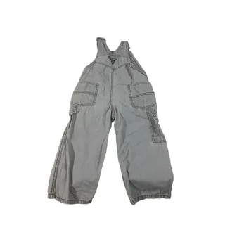 Photo of OshKosh B'gosh Gray One Piece Jumper Overalls Boys Baby Sz 2T