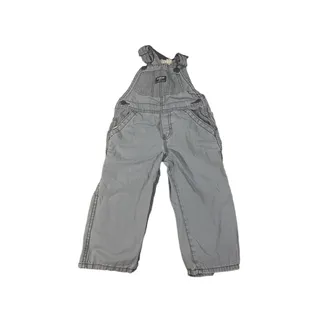 Photo of OshKosh B'gosh Gray One Piece Jumper Overalls Boys Baby Sz 2T