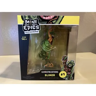 Photo of Weta Workshop Mini Epics Ghostbusters SLIMER #1 Vinyl Figure Collectible NEW