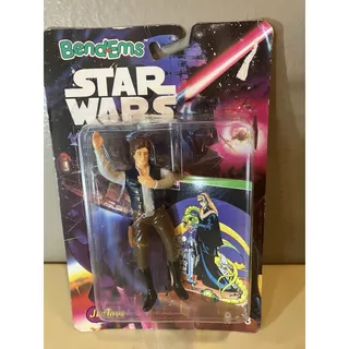 Photo of Star Wars Bend Ems Han Solo Figure(1993 Just Toys) Factory Sealed.