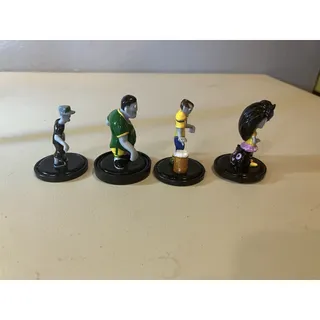 Photo of 2011 WowWee Zombie Burbz Mini Figures Lot of 4 - Football, Skateboarder, Goth