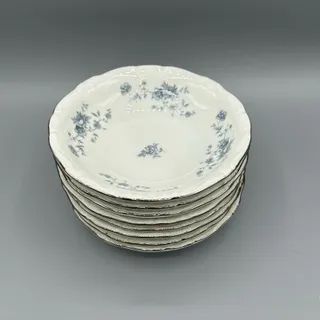 Photo of Set of 4 Vintage Johann Haviland Blue Garland Fruit Dessert Sauce Bowls