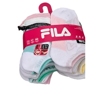 Photo of Fila 10 Pairs Knit Soft Socks 3 Hair Ties Girls 7 to 10