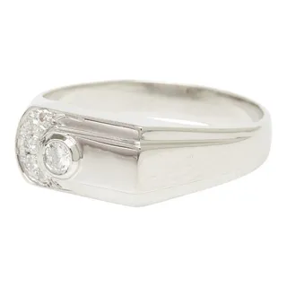 Photo of Unbranded Diamond Platinum 900 Ring Silver