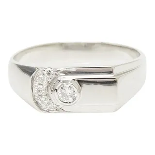 Photo of Unbranded Diamond Platinum 900 Ring Silver