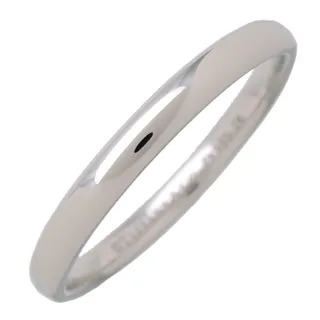 Photo of Tiffany & Co. Forever Wedding Band Platinum Ring Silver