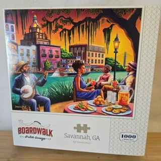 Photo of 1000-Piece BOARDWALK Jigsaw Puzzle - Savannah, GA - American Cities Collection