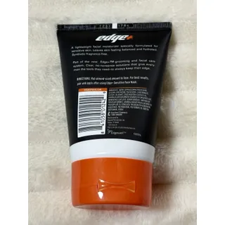 Photo of Edge+ Sensitive 2 Men's Face Moisturizer Tube, 3 oz. Hydrate Face Care New.