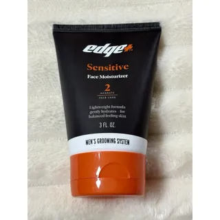 Photo of Edge+ Sensitive 2 Men's Face Moisturizer Tube, 3 oz. Hydrate Face Care New.