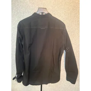 Photo of Drill Clothing Company Mens L Black Y2K Button Down Shirt