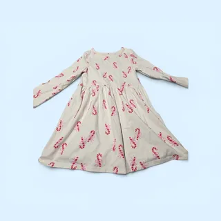 Photo of Cat & Jack 3T Girls' Long Sleeve Candy Cane Holiday Dress