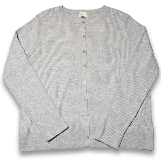 Photo of A New Day Women's XXL Gray Ribbed Cardigan Sweater/ Fall