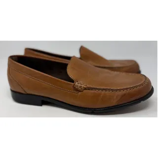 Photo of Rockport Walkability TruTech Tan Leather Slop On Shoes Size 11