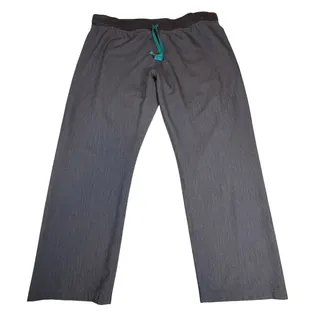 Photo of Figs Livingston Straight Leg Scrub Pants Petite Length T21003P Gray Womens 2XL