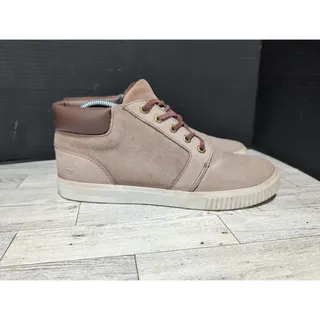 Photo of Timberland Skyla Bay Brown Tan White Nubuck Suede Ankle Boots Shoes Women Sz 9.5