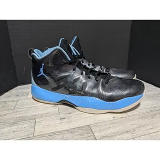 Photo of Nike Jordan 2012 lite black/university blue basketball shoes sz 13 Small scuff